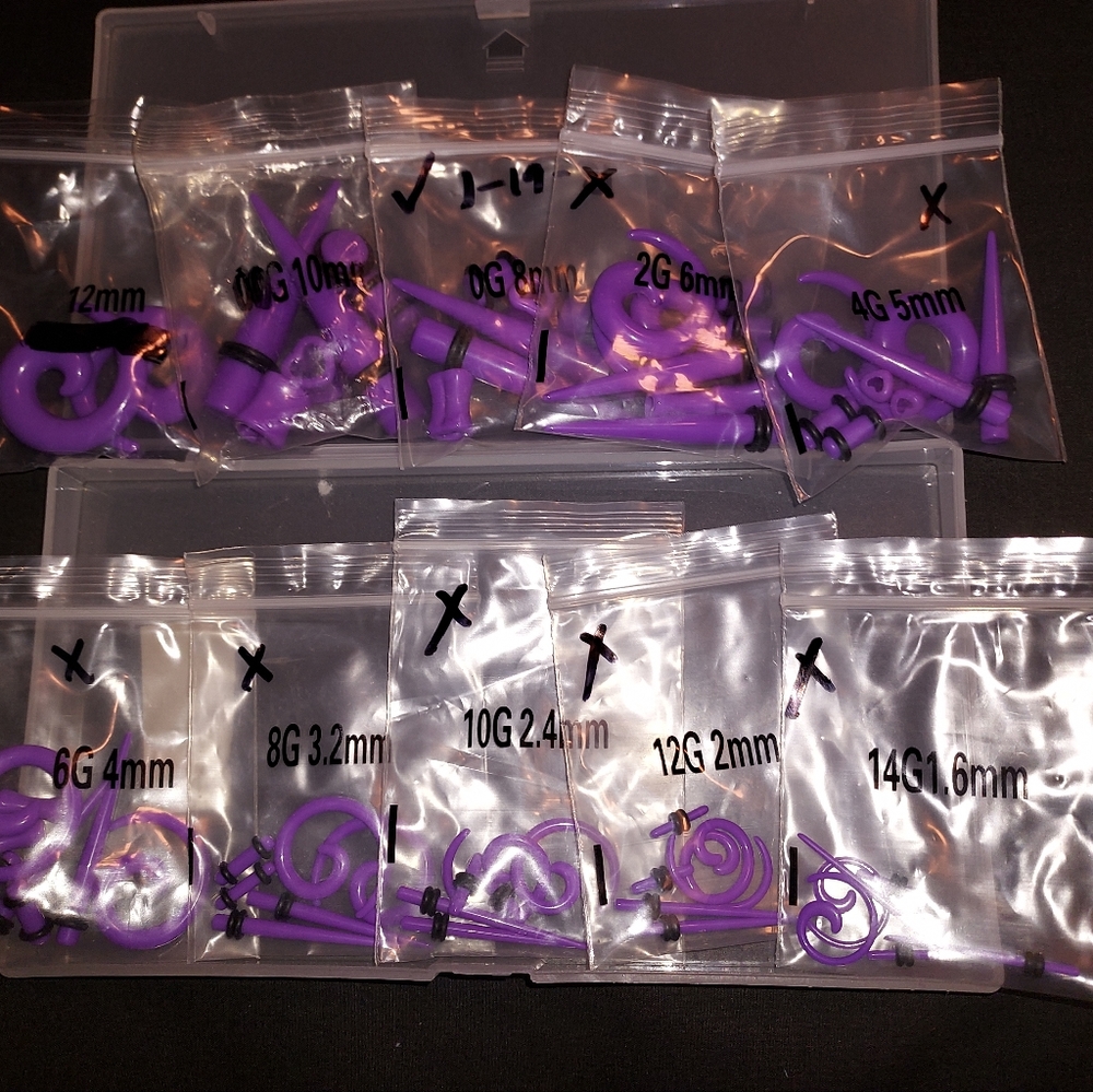 Ear gauge kit
